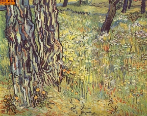 Baumst�mme nach van Gogh